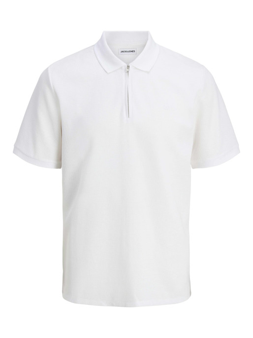 JACK & JONES Tricou Jjeaustin Zip Ss Noos