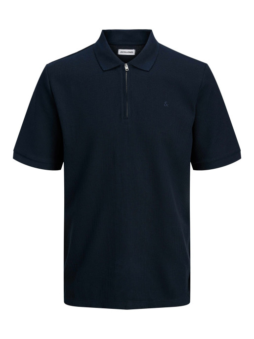 JACK & JONES Tricou Jjeaustin Zip Ss Noos