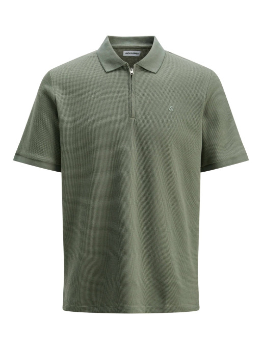 JACK & JONES Tricou Jjeaustin Zip Ss Noos
