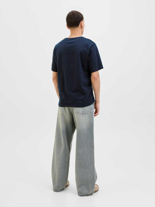 JACK & JONES JJELOGO TEE SS O-NECK 2 COL AW25 SN