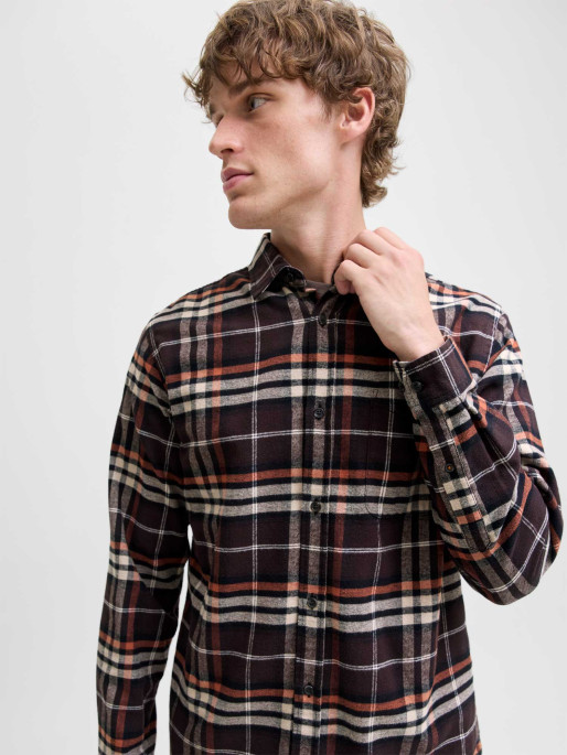 JACK & JONES Camasa Jjjames Flannel Ls