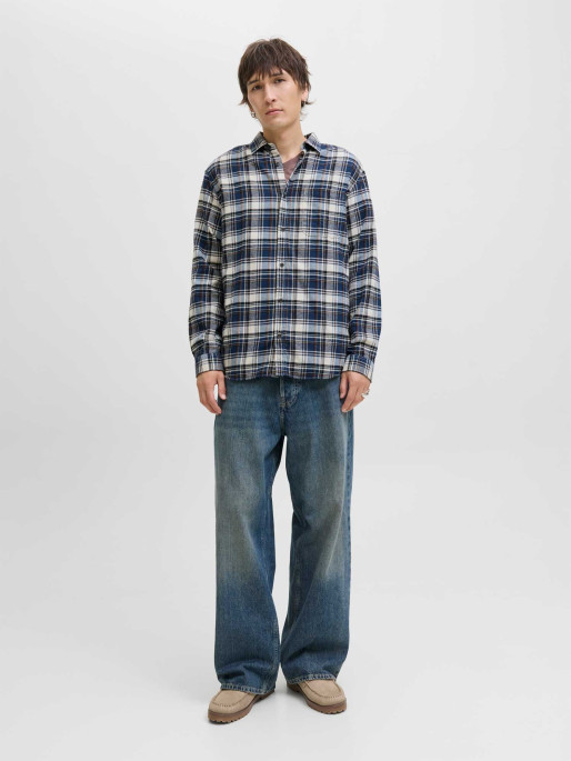 JACK & JONES Camasa Jjjames Flannel Ls