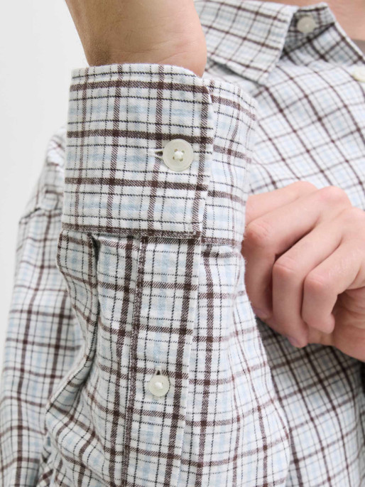 JACK & JONES Πουκάμισο JORMEADOWS OVERSIZED CHECK SHIRT LS