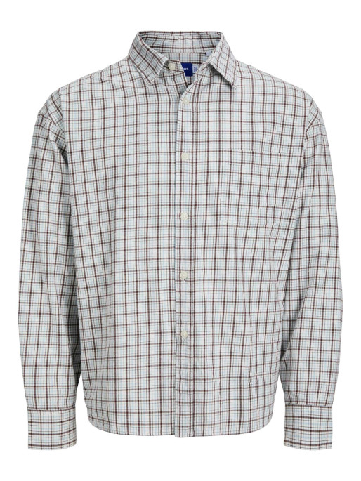 JACK & JONES Πουκάμισο JORMEADOWS OVERSIZED CHECK SHIRT LS