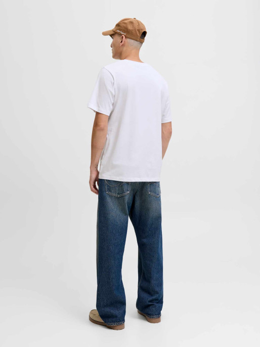 JACK & JONES JORINWOOD BLOCK BRANDING TEE SS CN