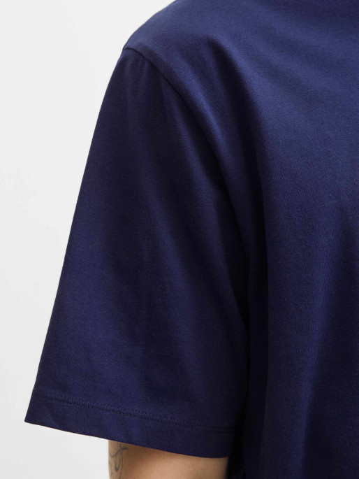 JACK & JONES JORINWOOD BLOCK BRANDING TEE SS CN