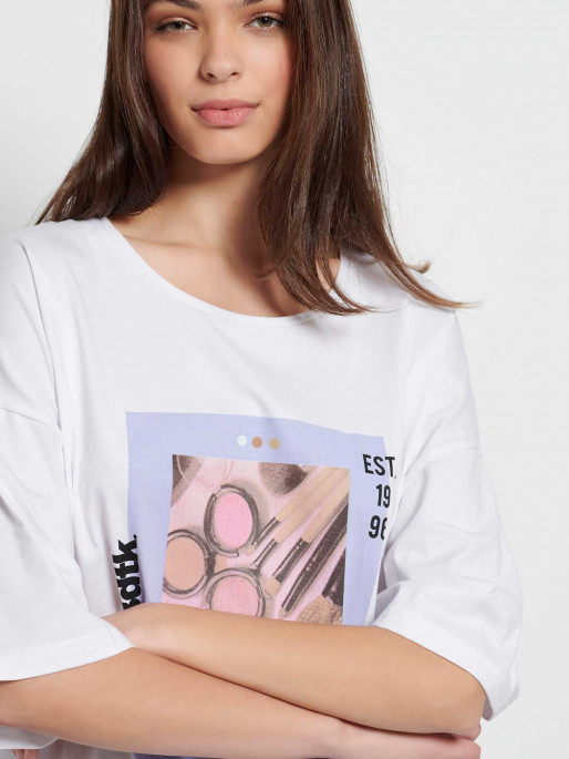 BODY TALK Κοντομάνικη Μπλούζα MAKEUP