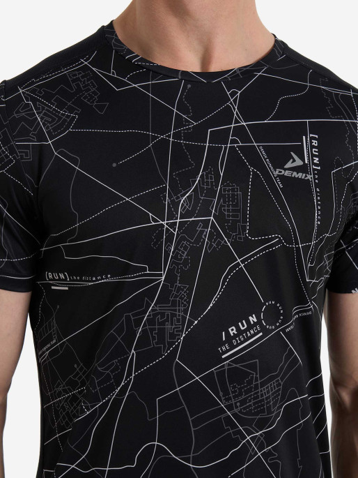 DEMIX Tricou M D Running Urban Aop Ss
