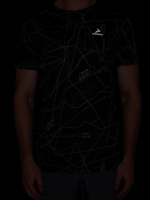 DEMIX Tricou M D Running Urban Aop Ss