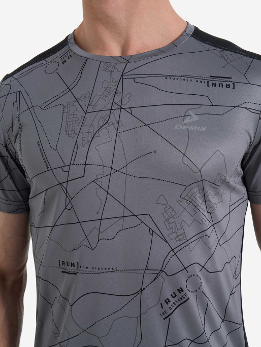 DEMIX Tricou M D Running Urban Aop Ss