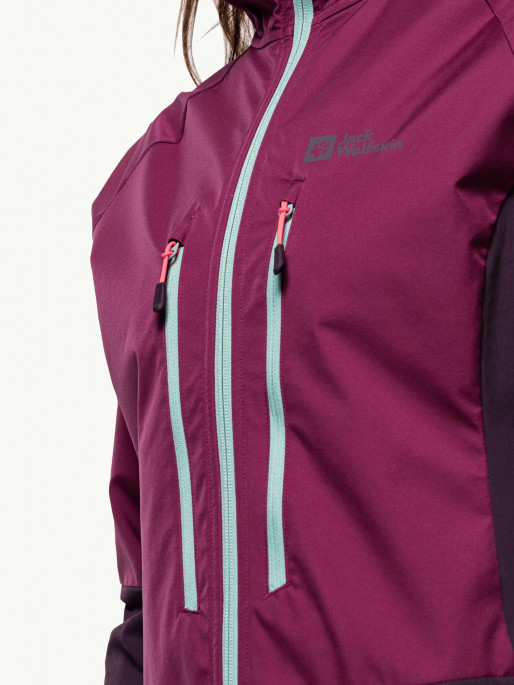 JACK WOLFSKIN Ženski polar ALPSPITZE HOODY W