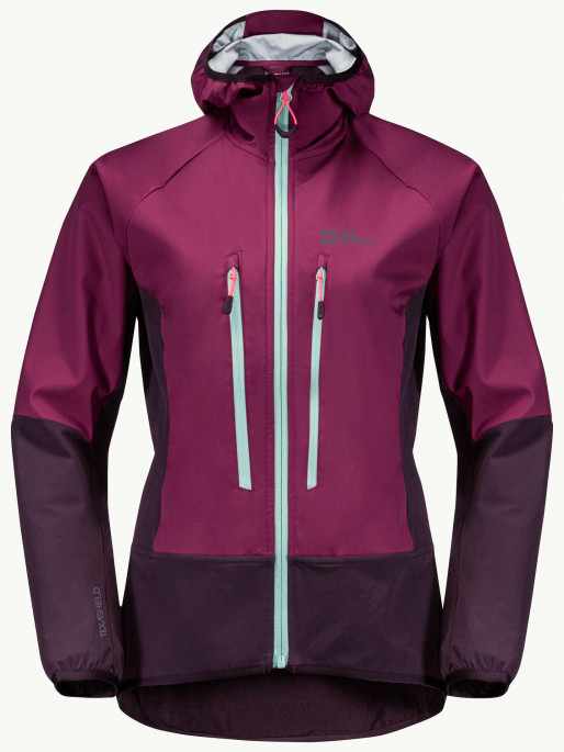 JACK WOLFSKIN Ženski polar ALPSPITZE HOODY W
