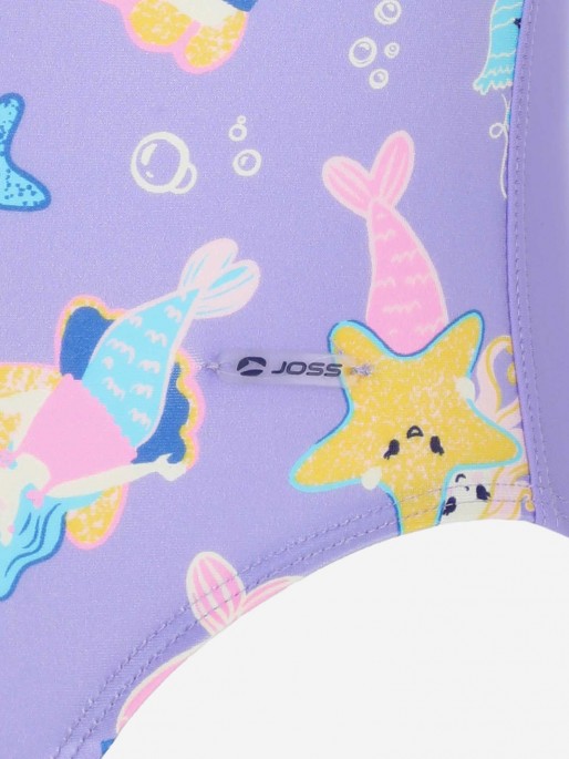 JOSS Παιδικό Μαγιό Little Girls All-Over Printed