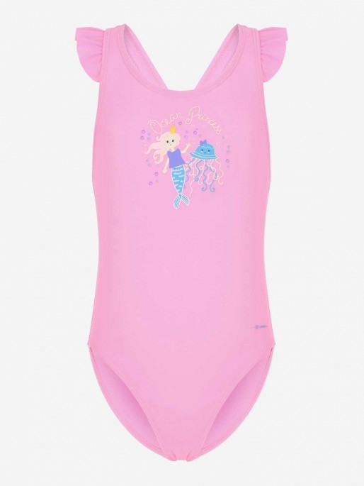 JOSS Παιδικό Μαγιό Little Girls All-Over Printed