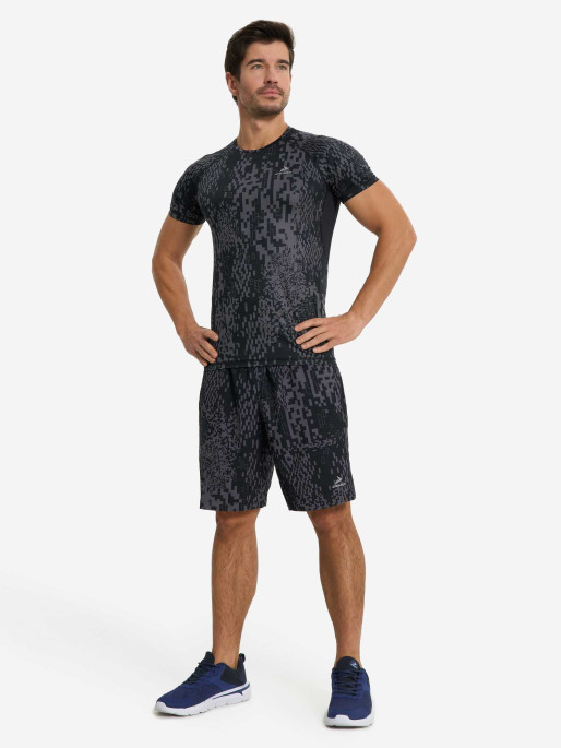 DEMIX Pantaloni scurti M D Training Hiit Aop