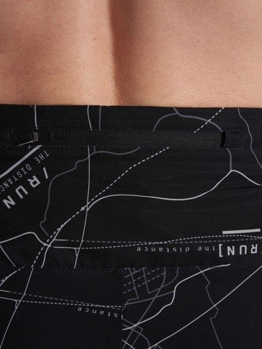 DEMIX Pantaloni scurti M D Running Urban Aop