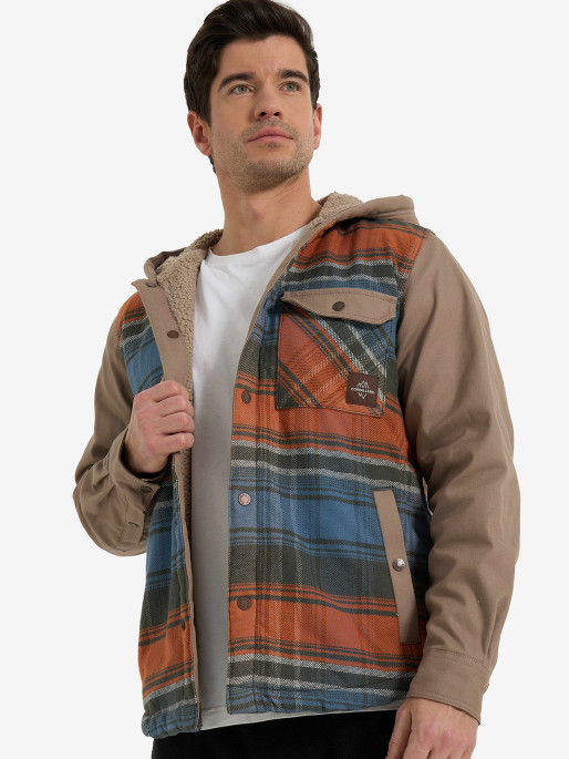 CORDILLERO Μπουφάν Male Hooded shirt with sherpa