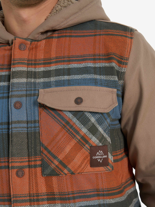 CORDILLERO Μπουφάν Male Hooded shirt with sherpa