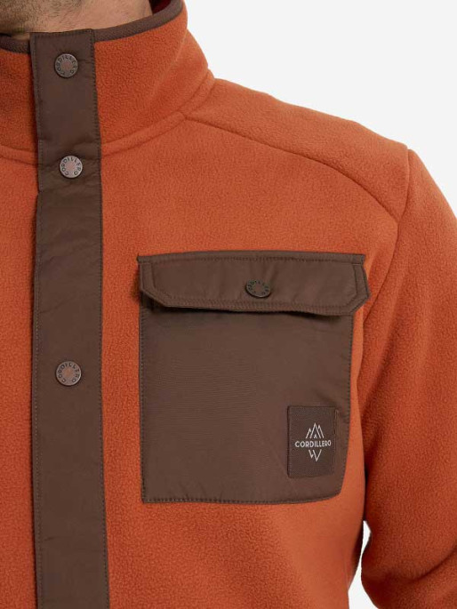 CORDILLERO Mens full-zip fleece jumper