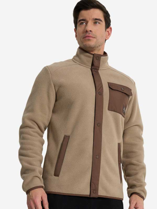 CORDILLERO Mens full-zip fleece jumper