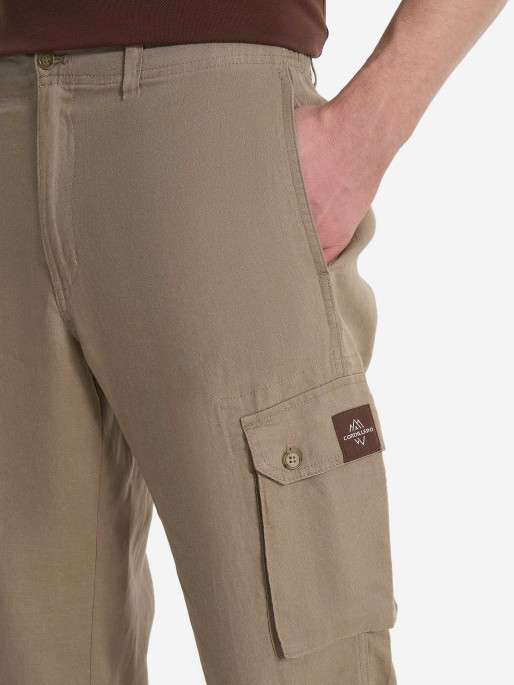 CORDILLERO Pantaloni Mens Travel Linen