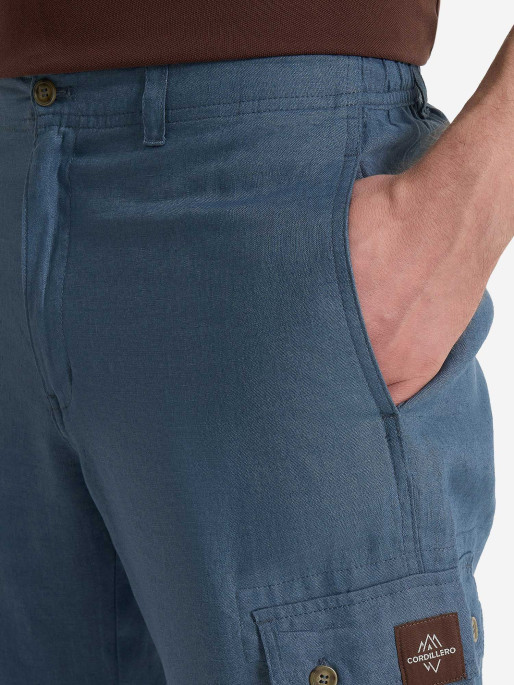 CORDILLERO Pantaloni Mens Travel Linen