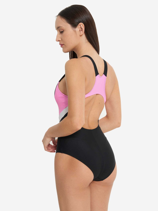 JOSS Womens Training Colorblock Swimsuit