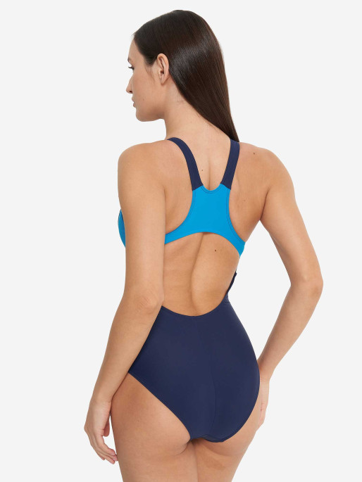 JOSS Womens Training Colorblock Swimsuit