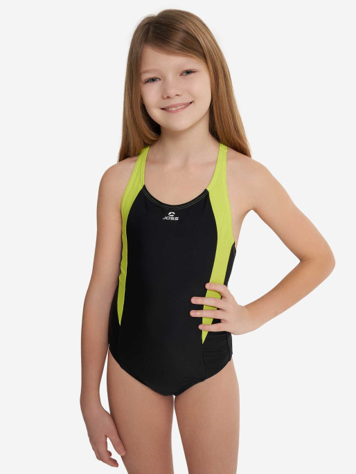 JOSS Girls Color-Block Swimsuit