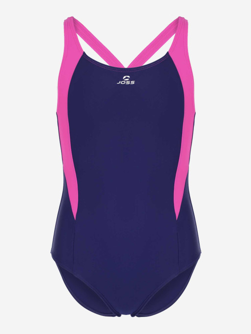 JOSS Girls Color-Block Swimsuit