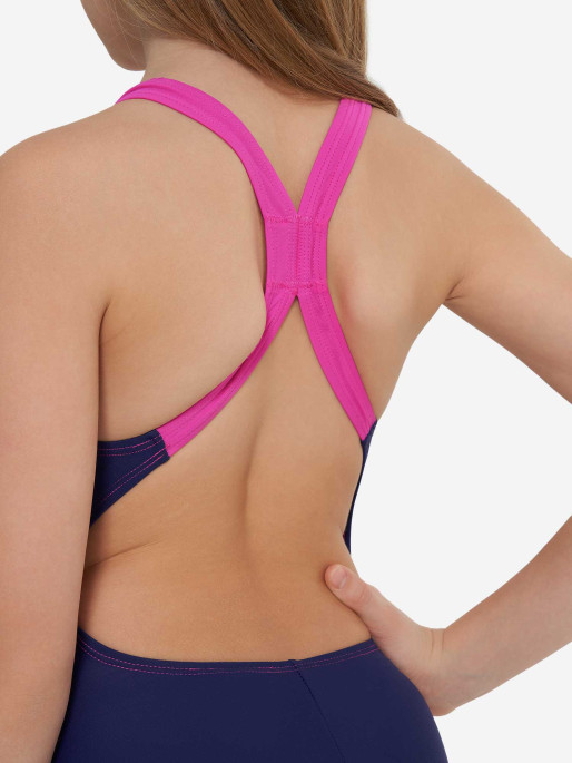 JOSS Girls Color-Block Swimsuit