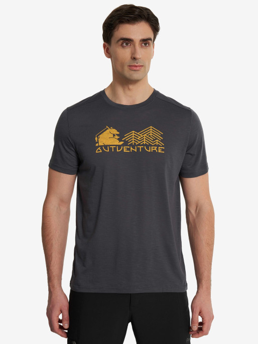 OUTVENTURE Tricou Cheget Hiking Mens Graphic Short
