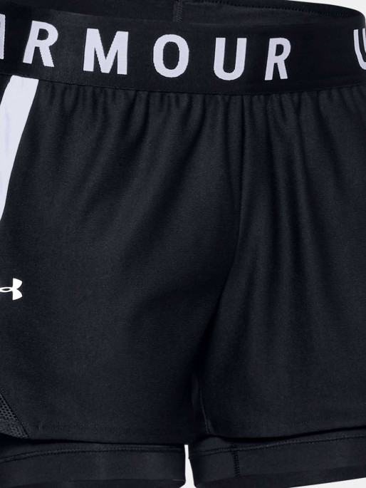 Under Armour Play Up 2 in 1 shorts in black