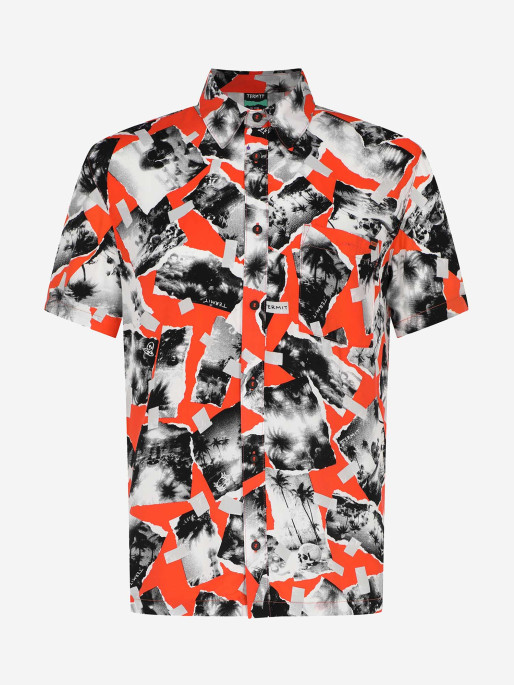 TERMIT Πουκάμισο Viscose Mens SS Shirt