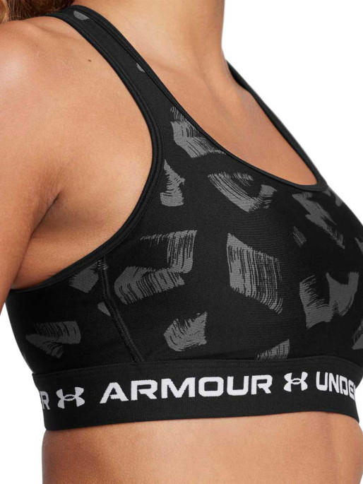 UNDER ARMOUR Bustiera sport Crossback Mid Print