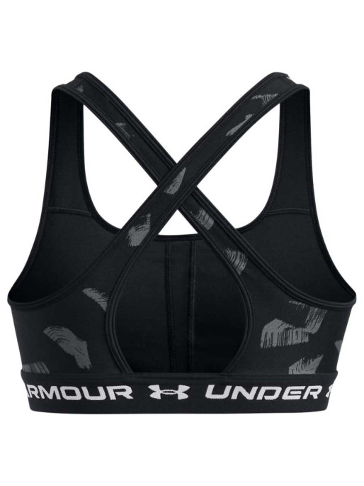UNDER ARMOUR Bustiera sport Crossback Mid Print
