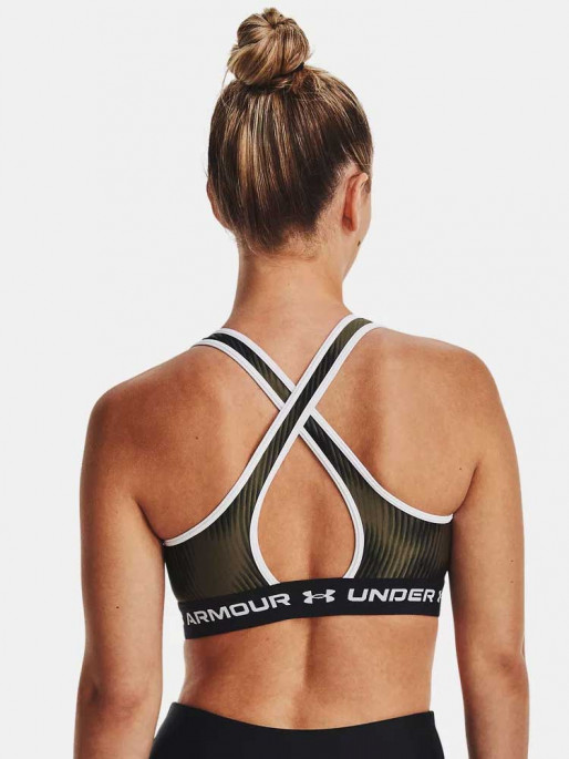 UNDER ARMOUR Bustiera sport Crossback Mid Print