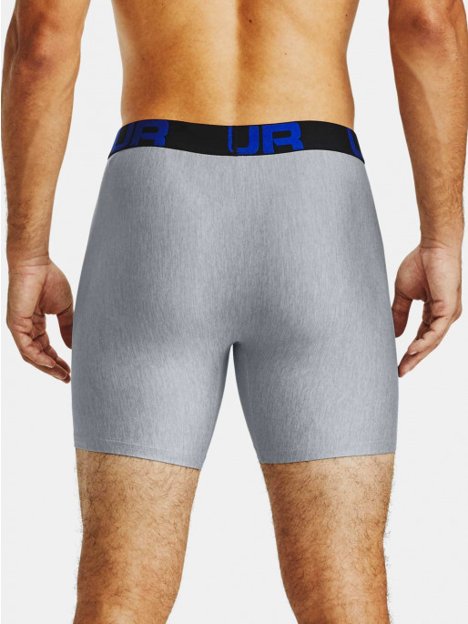 $58 Under Armour Boy's Underwear Blue Stretch 2-Pack Boxer Brief Kids Size  YMD