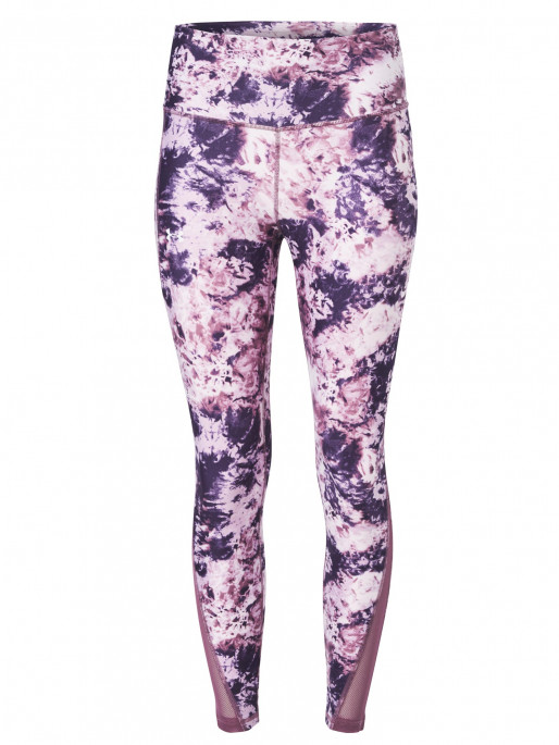 (14/16) Under Armour Purple Teal Lightweight Leggings Girls