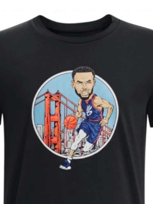 UNDER ARMOUR Тениска CURRY ANIMATED SS