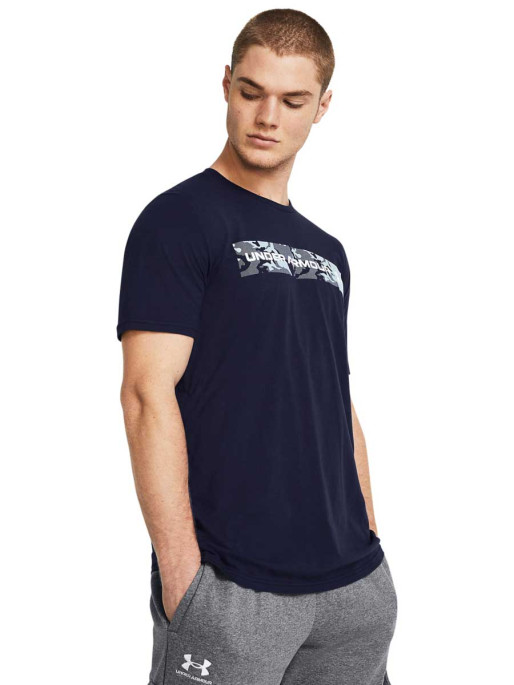 UNDER ARMOUR Κοντομάνικη Μπλούζα CAMO CHEST STRIPE