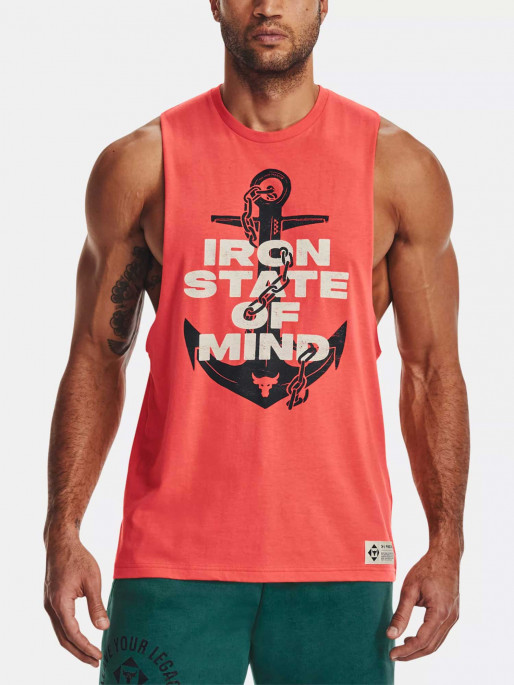 UNDER ARMOUR Αμάνικη Μπλούζα PJT ROCK IRON MUSCLE