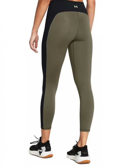 Spanx Textured Panel leggings high rise olive green black yoga