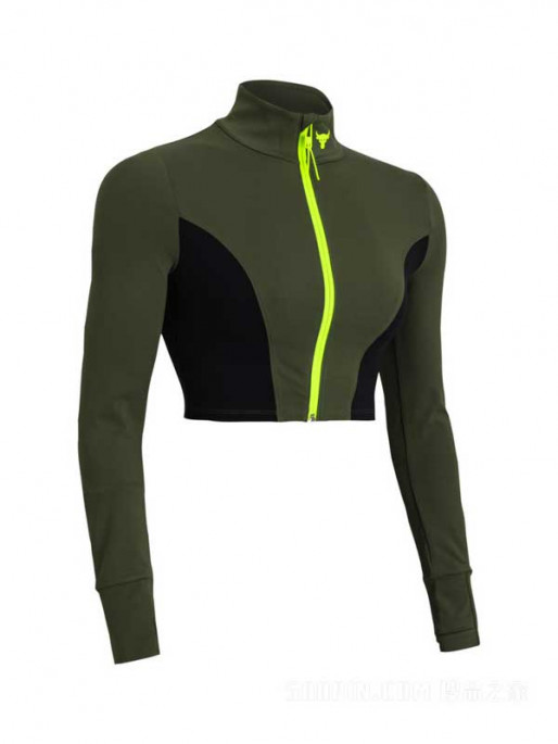 UNDER ARMOUR Pjt Rck LetsGo Crop FZ Top