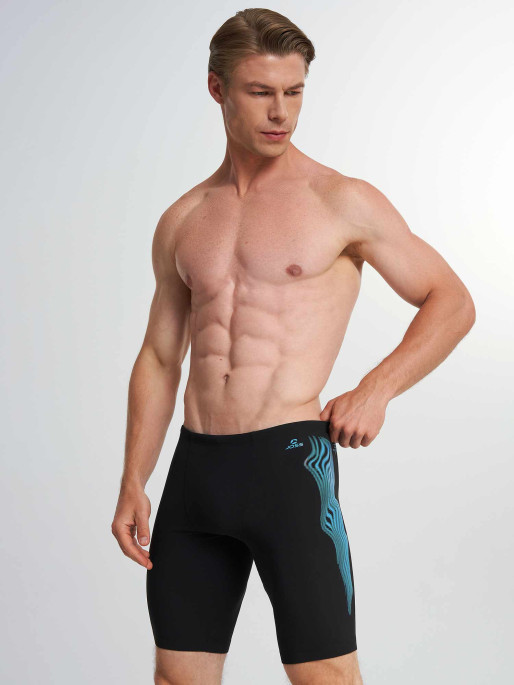 JOSS Бански Mens 42cm Training Solid Jammers