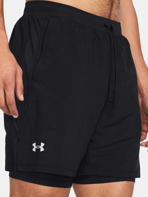 UNDER ARMOUR UA LAUNCH 7 2-IN-1 SHORTS