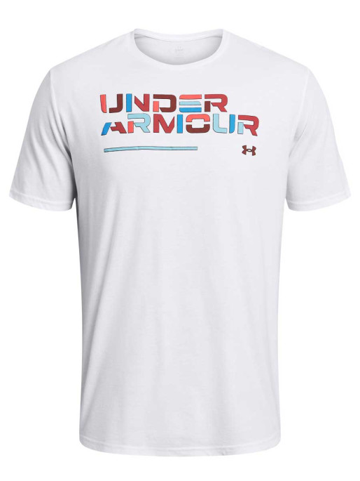 UNDER ARMOUR Κοντομάνικη Μπλούζα UA Colorblock Wordmark SS