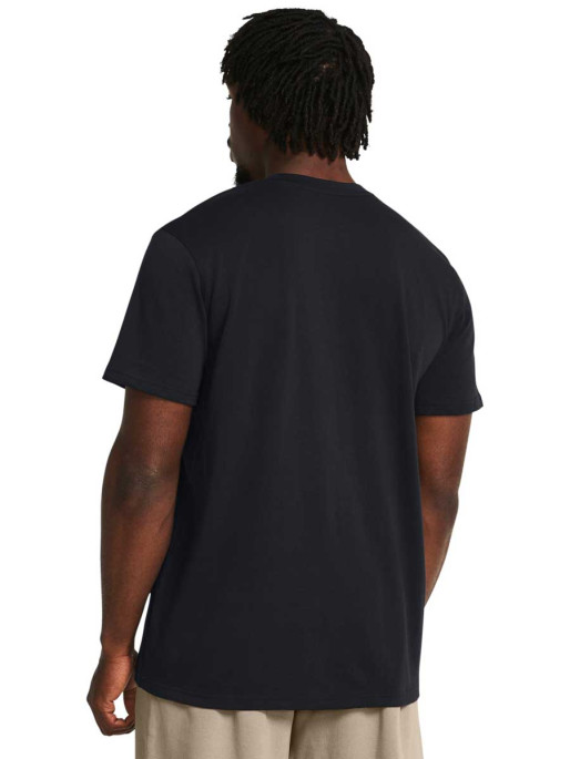 UNDER ARMOUR Κοντομάνικη Μπλούζα UA HW LC PATCH SS-BLK