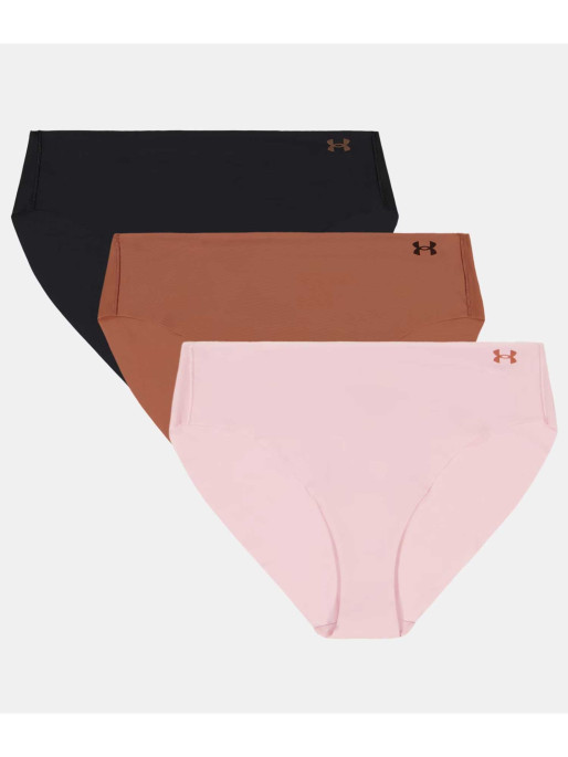 UNDER ARMOUR Бельо UA PURE STRETCH NO SHOW BIKINI-SOLID 3PK