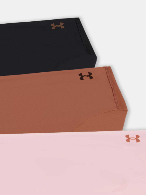 UNDER ARMOUR Бельо UA PURE STRETCH NO SHOW BIKINI-SOLID 3PK